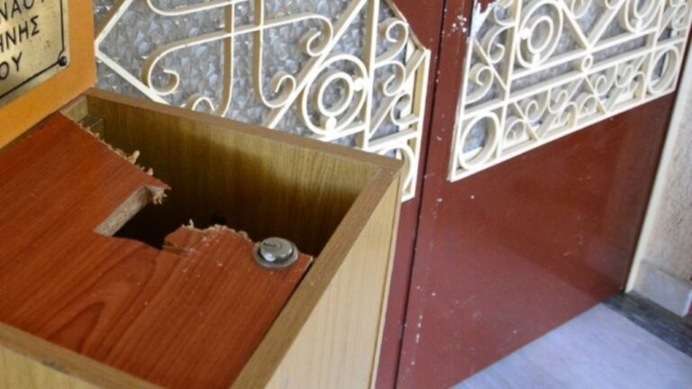 Λάρισα: Έκλεψαν το παγκάρι σε εξωκλήσι του Δ. Κιλελέρ